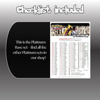 Example of the checklist that’s included to see which cards are all in the Platinum set from the Platinum Series.