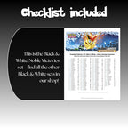 Example of the checklist that’s included to see which cards are all in the Noble Victories set from the Black & White Series.