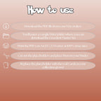 Greedent cards digital download instructions explaining how to print, cut, and place placeholders in a Pokémon binder.