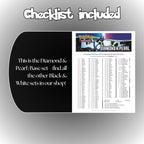 Example of the checklist that’s included to see which cards are all in the Diamond Pearl base set from the Diamond & Pearl Series.