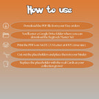 Regirock cards digital download instructions explaining how to print, cut, and place placeholders in a Pokémon binder.