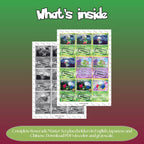 Roserade binder pages set overview showing the included Pokémon cards to print and cut for your binder sleeves.