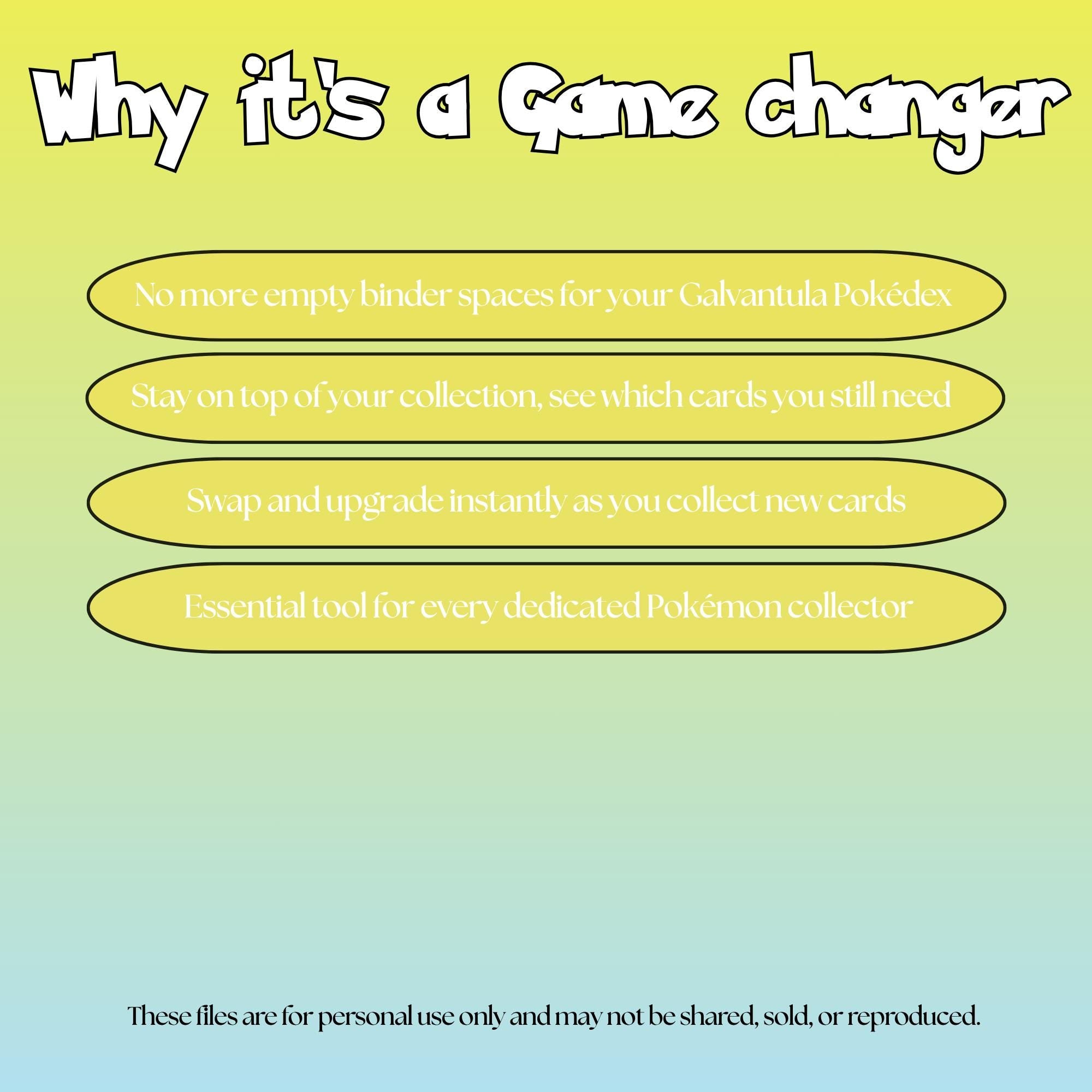 Galvantula set checklist highlighting the benefits of tracking and upgrading your Pokémon card collection.