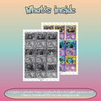 Garbodor binder pages set overview showing the included Pokémon cards to print and cut for your binder sleeves.