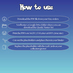 Quaxly cards digital download instructions explaining how to print, cut, and place placeholders in a Pokémon binder.