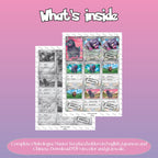 Oinkologne binder pages set overview showing the included Pokémon cards to print and cut for your binder sleeves.