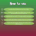 Roserade cards digital download instructions explaining how to print, cut, and place placeholders in a Pokémon binder.