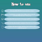 Bronzor cards digital download instructions explaining how to print, cut, and place placeholders in a Pokémon binder.