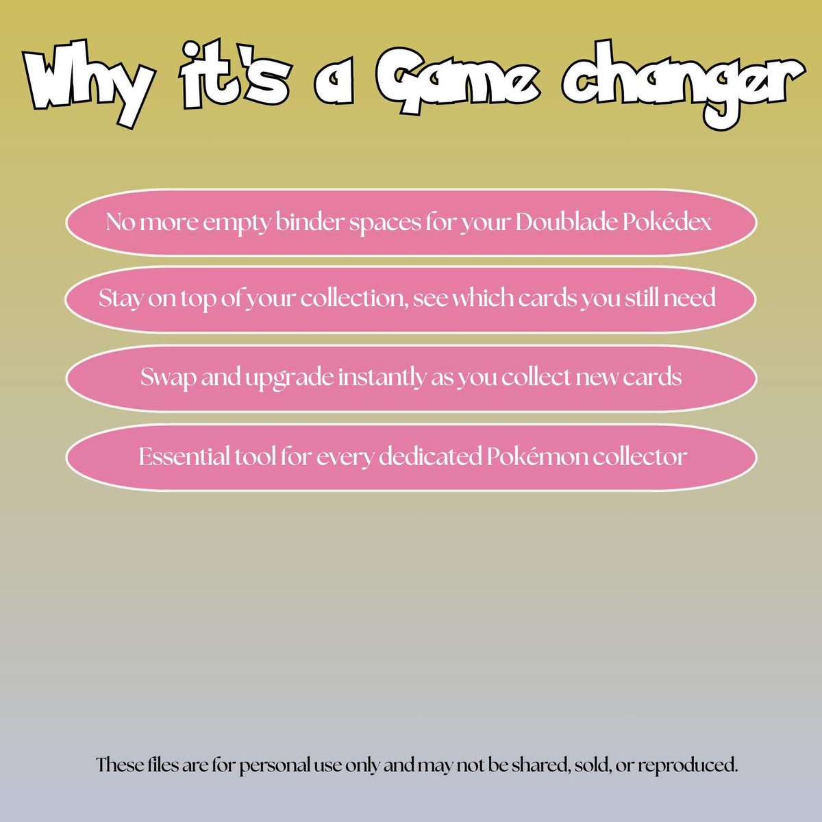 Doublade set checklist highlighting the benefits of tracking and upgrading your Pokémon card collection.