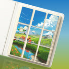 Wooloo and Cottonee extended binder artwork displayed in a 9 pocket Pokémon binder.