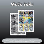 Melmetal binder pages set overview showing the included Pokémon cards to print and cut for your binder sleeves.