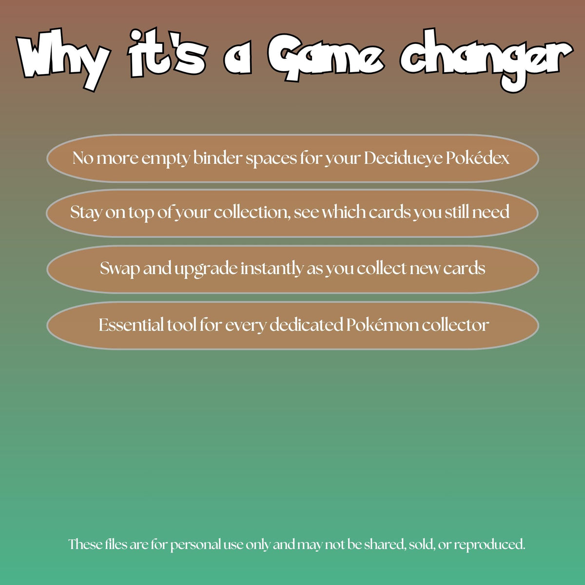 Decidueye set checklist highlighting the benefits of tracking and upgrading your Pokémon card collection.