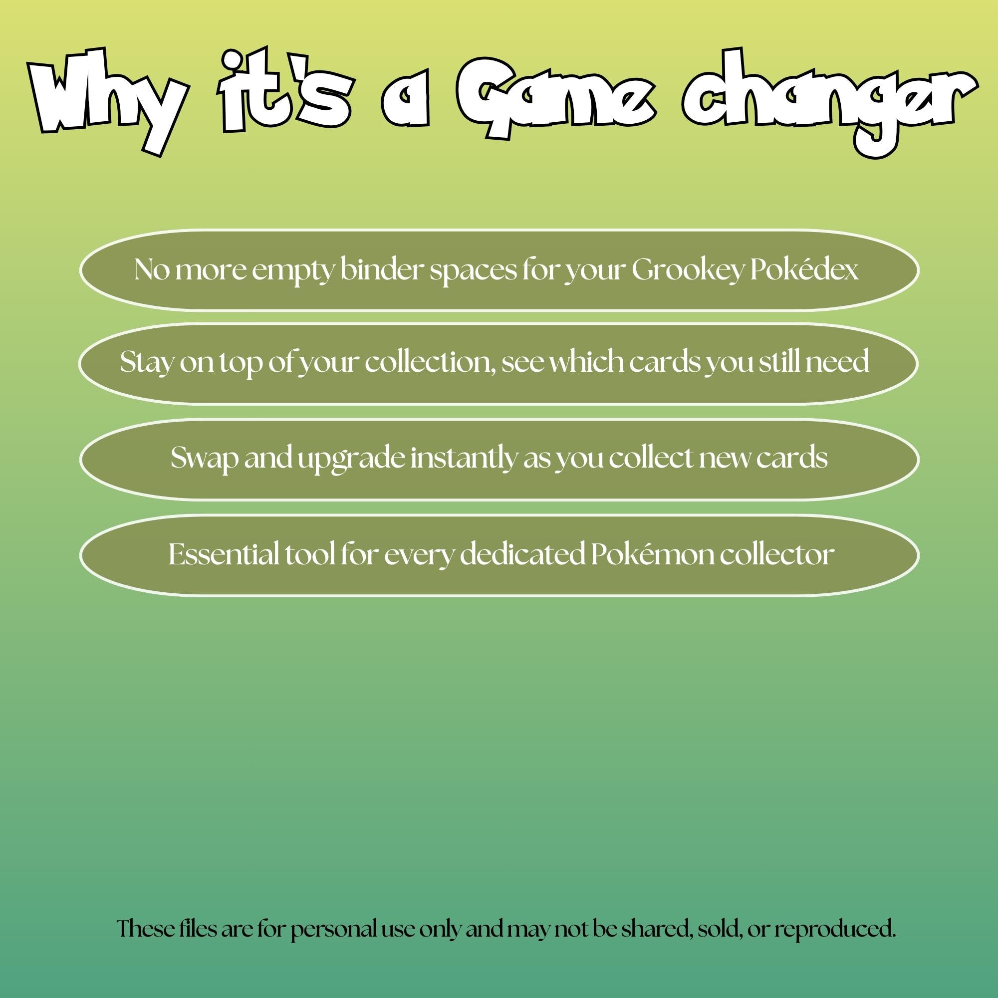 Grookey set checklist highlighting the benefits of tracking and upgrading your Pokémon card collection.