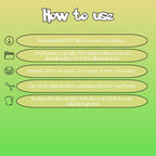 OOYAMA cards digital download instructions explaining how to print, cut, and place placeholders in a Pokémon binder.