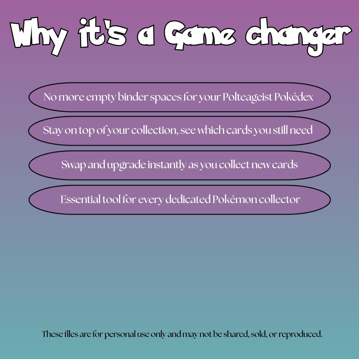 Polteageist set checklist highlighting the benefits of tracking and upgrading your Pokémon card collection.