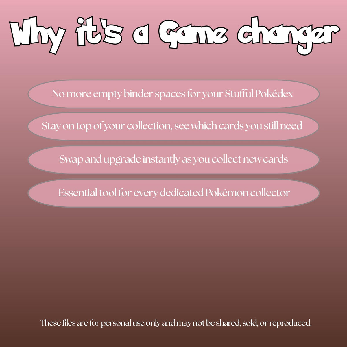 Stufful set checklist highlighting the benefits of tracking and upgrading your Pokémon card collection.