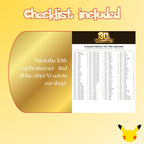 Example of the checklist that’s included to see which cards are all in the 30th Celebration set from the Mega Evolution Series