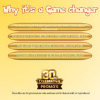 30th Celebration Promo's set checklist highlighting the benefits of tracking and upgrading your Pokémon card collection.